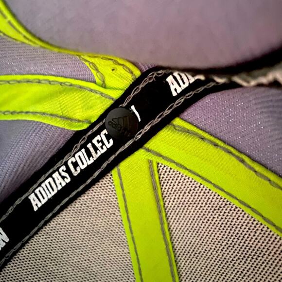 Adidas Collection Men’s Slime Green & Tech Gray FAKT SnapBack Logo Cap - Picture 6 of 10